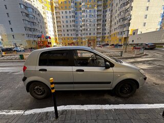 2006 Hyundai Getz I Рестайлинг, серебристый, 585000 рублей, вид 3