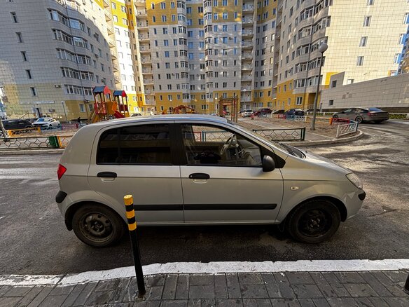 2006 Hyundai Getz I Рестайлинг, серебристый, 585000 рублей - вид 2