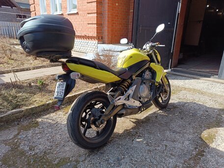 2006 Kawasaki ER-6N, жёлтый, 370000 рублей, вид 4