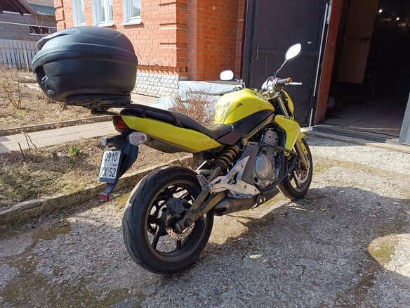 2006 Kawasaki ER-6N, жёлтый, 370000 рублей - вид 3