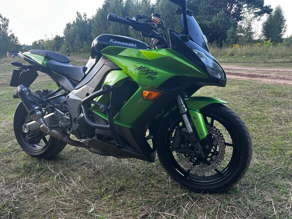 2013 Kawasaki Z 1000SX, зелёный, 700000 рублей - вид 3