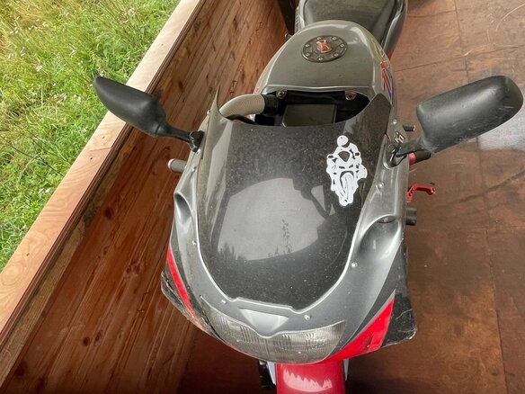 1993 Kawasaki ZXR 400, красный, 130000 рублей - вид 5