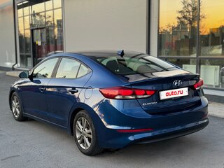 2017 Hyundai Elantra VI (AD), синий, 1200000 рублей, вид 3
