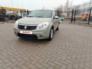 2012 Renault Sandero I, бежевый, 530000 рублей, вид 1