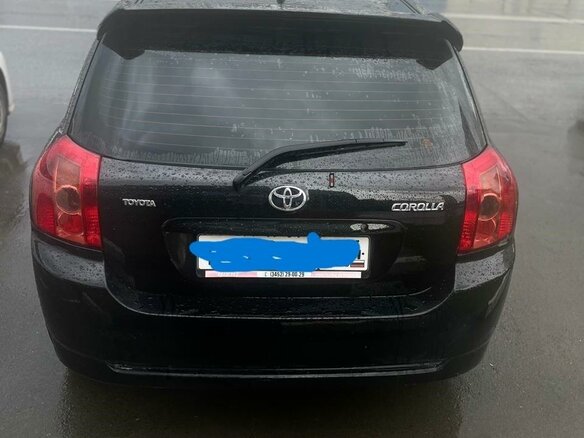 2007 Toyota Corolla IX (E120, E130) Рестайлинг, чёрный, 870000 рублей - вид 2