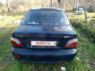 1998 Hyundai Accent I, синий, 70000 рублей, вид 3