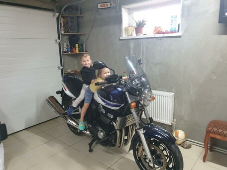 2001 Suzuki GSX 1400, синий, 650000 рублей, вид 3