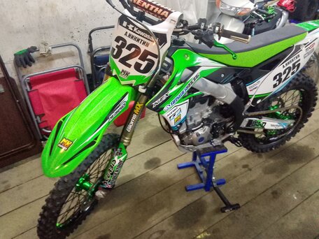 2014 Kawasaki KX 450, зелёный, 400000 рублей, вид 5