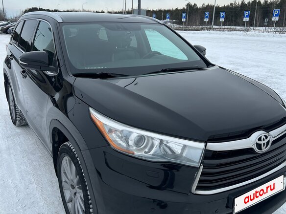 2013 Toyota Highlander III (XU50), чёрный, 3250000 рублей - вид 3