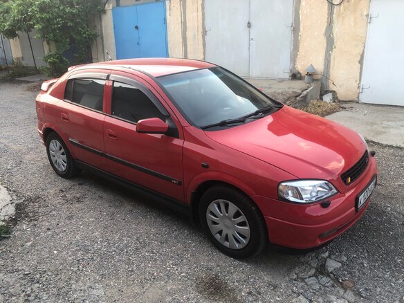 2002 Opel Astra G, красный, 425000 рублей - вид 3