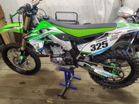 2014 Kawasaki KX 450, зелёный, 400000 рублей, вид 1