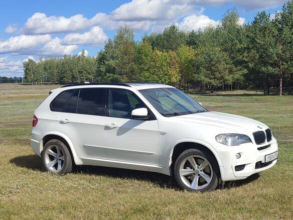 2009 BMW X5 35d II (E70), белый, 2250000 рублей - вид 10