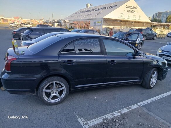 2007 Toyota Avensis II Рестайлинг, чёрный, 580000 рублей - вид 2
