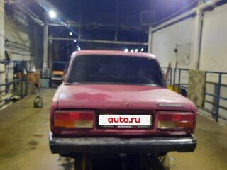 1993 Lada (ВАЗ) 2107, пурпурный, 170000 рублей, вид 4