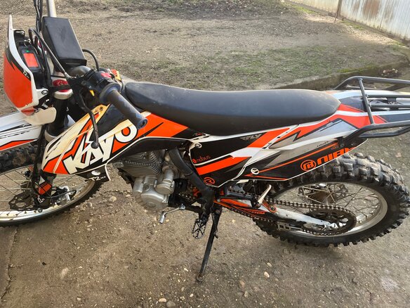 2022 Kayo T2 250 MX, жёлтый, 80000 рублей - вид 1
