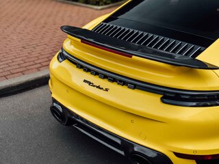 2021 Porsche 911 Turbo S VIII (992), жёлтый, 27000000 рублей, вид 2