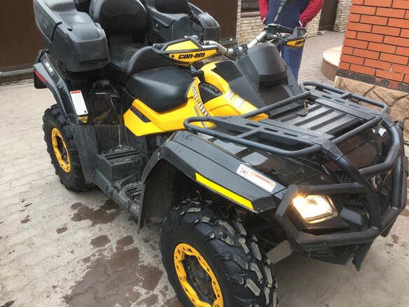 2012 BRP Can-Am Outlander MAX 650, жёлтый, 700000 рублей - вид 1