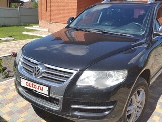 2008 Volkswagen Touareg I Рестайлинг, чёрный, 1250000 рублей, вид 5