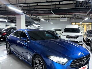 2021 Mercedes-Benz CLS 300 d III (C257) Рестайлинг, синий, 5600000 рублей, вид 1