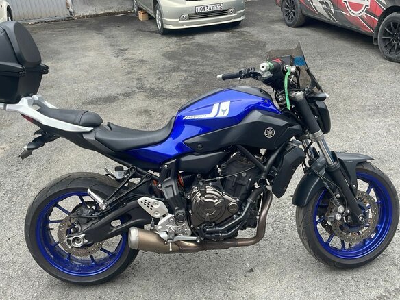 2017 Yamaha MT-07 (FZ-07), синий, 730000 рублей - вид 19