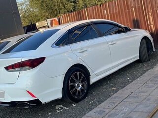 2018 Hyundai Sonata VII (LF) Рестайлинг, белый, 1620000 рублей, вид 5