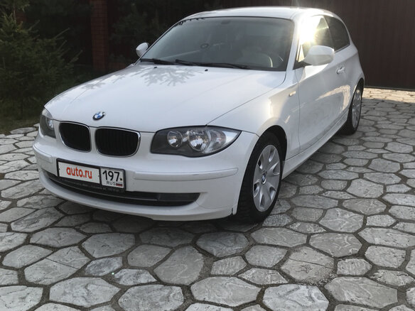 2010 BMW 1 серии 116i I (E81/E82/E87/E88) Рестайлинг, белый