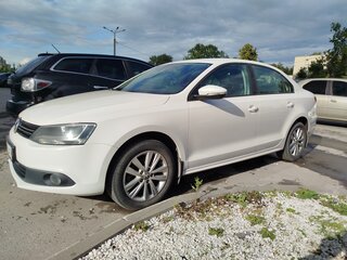 2014 Volkswagen Jetta VI, белый, 1210000 рублей, вид 1