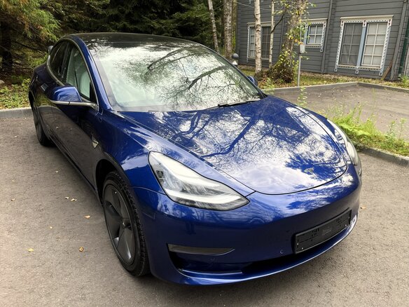 2020 Tesla Model 3 Standart Plus I, синий, 2590000 рублей - вид 1