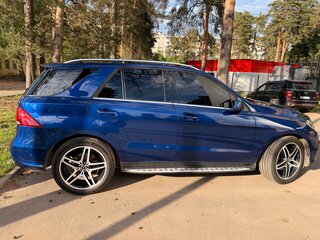 2017 Mercedes-Benz GLE 350 d I (W166), синий, 4300000 рублей, вид 4