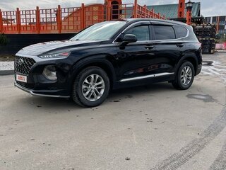 2018 Hyundai Santa Fe IV, чёрный, 3040000 рублей, вид 5