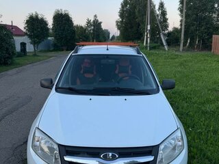 2014 Lada (ВАЗ) Granta I, белый, 450000 рублей, вид 2