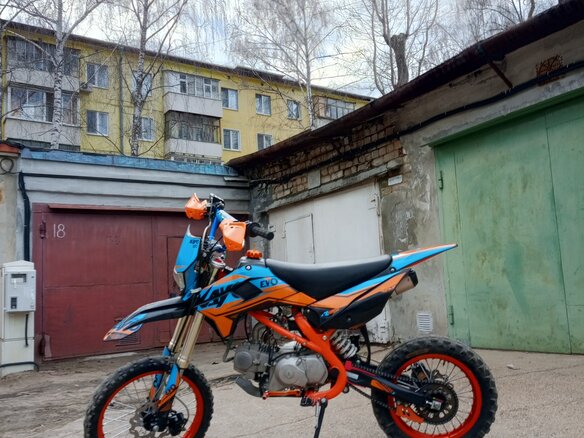 2024 Kayo Evolution YX140EM, оранжевый, 80000 рублей - вид 3