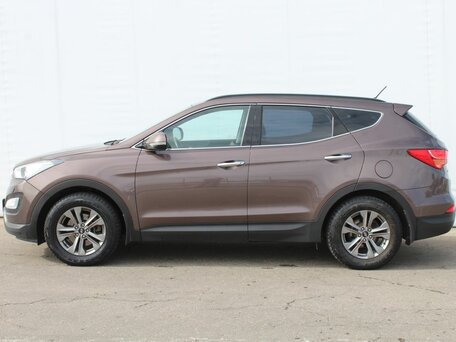 2014 Hyundai Santa Fe III, коричневый, 1830000 рублей, вид 4