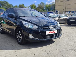2011 Hyundai Solaris I, чёрный, 670000 рублей, вид 3