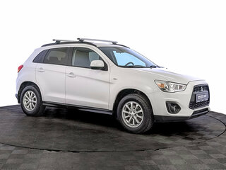 2014 Mitsubishi ASX I Рестайлинг, белый, 1315000 рублей, вид 3