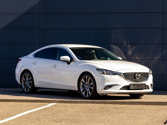 2017 Mazda 6 III (GJ) Рестайлинг, белый, 1545000 рублей - вид 6