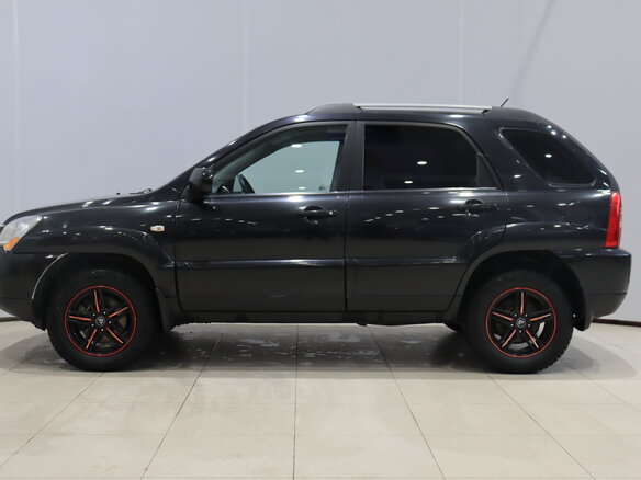 2009 Kia Sportage II Рестайлинг, чёрный - вид 3
