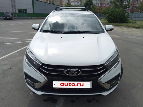 2024 Lada (ВАЗ) Vesta SW I Рестайлинг (NG), белый, 1340000 рублей, вид 3
