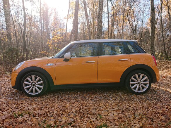 2015 Mini Hatch Cooper S III (F55/F56), оранжевый - вид 8