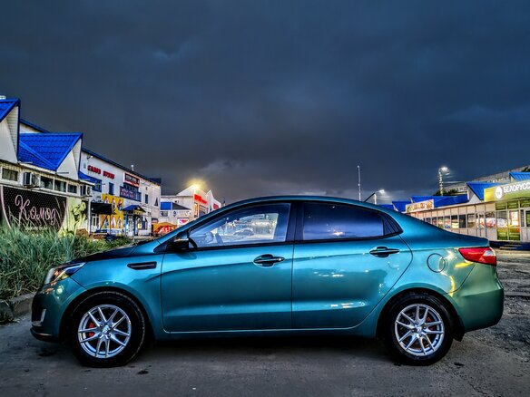 2011 Kia Rio 5-speed III, зелёный, 950000 рублей - вид 12