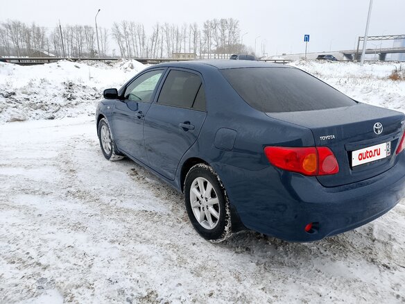 2008 Toyota Corolla X (E140, E150), синий, 1100000 рублей - вид 4