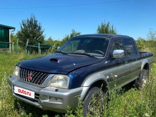 2002 Mitsubishi L200 III, синий, 450000 рублей, вид 1