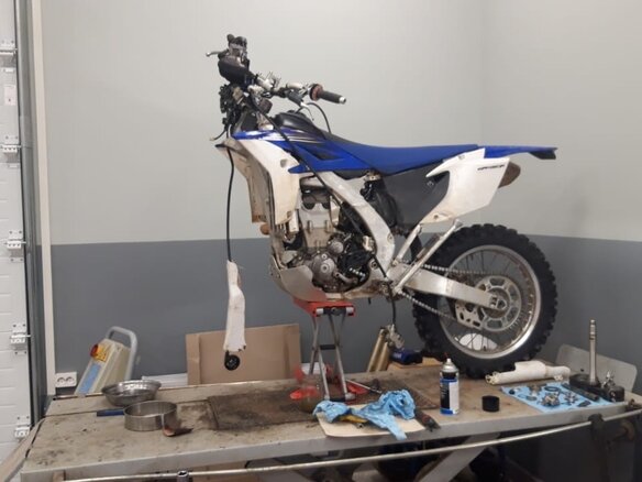 2013 Yamaha WR450F, синий, 550000 рублей - вид 13
