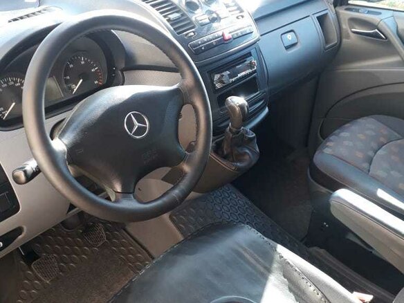 2007 Mercedes-Benz Vito 109 CDI L3 II (W639), чёрный - вид 2