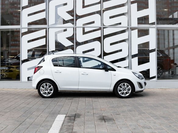 2013 Opel Corsa D Рестайлинг II, белый - вид 4