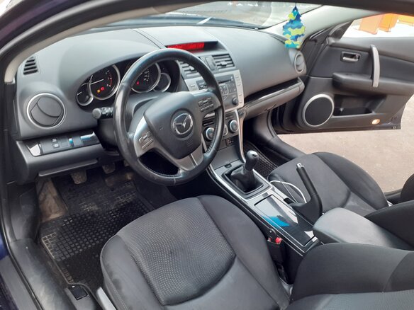 2008 Mazda 6 II (GH), синий - вид 8
