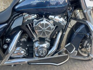 2008 Harley-Davidson Road King, синий, 1300000 рублей, вид 2