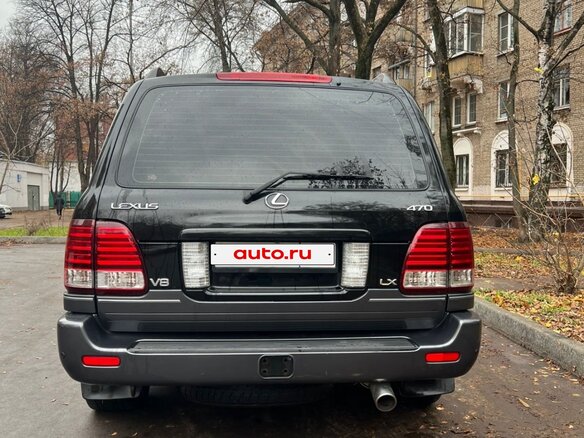 2007 Lexus LX 470 II Рестайлинг, чёрный, 2900000 рублей - вид 1