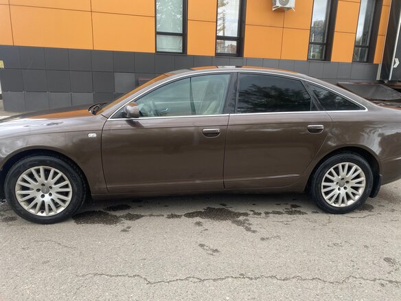 2006 Audi A6 III (C6), коричневый, 600000 рублей - вид 3