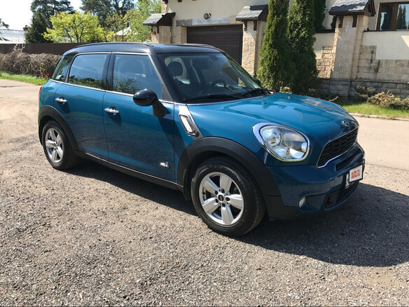 2012 Mini Countryman Cooper S I, голубой - вид 9